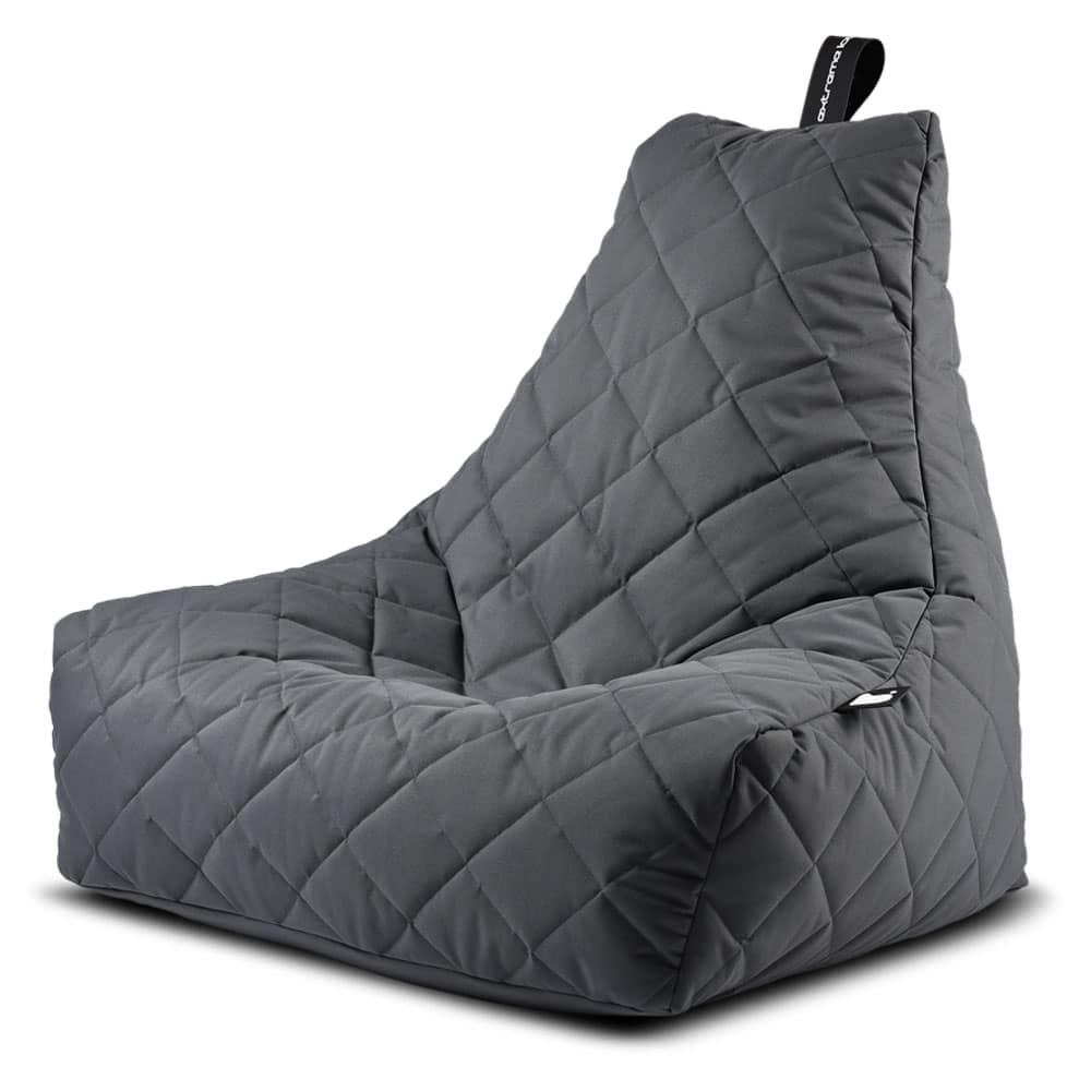 Outdoor Mighty Quilted Beanbag Grey - porters