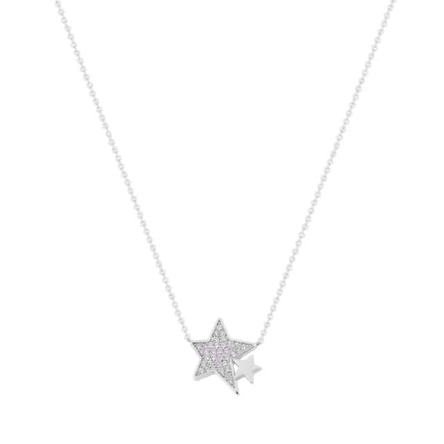 Tipperary Crystal - Double Star Pendant