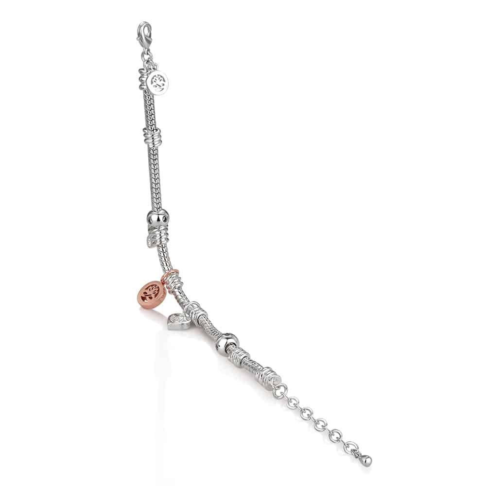 Newbridge Silverware - Ti:amo Silver Plated Charm Bracelet - Image 3