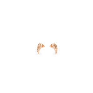 Tipperary Crystal - Angel Wing Mini Stud Earrings