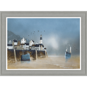 Lighthouse In The Harbour