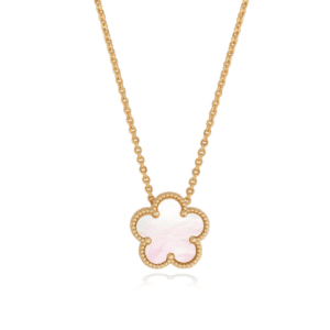 Tipperary Crystal - Le Fleur Mop Pendant Yellow Gold