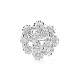 Newbridge Silverware - Silver Plated Floral Cluster Brooch