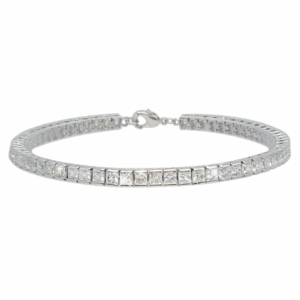 Tipperary Crystal - Silver Tennis Bracelet