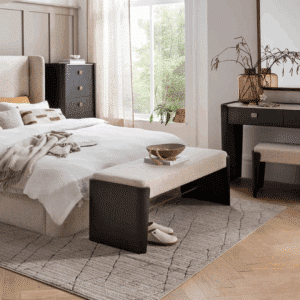 Rhodes End of Bed Bench Ebony