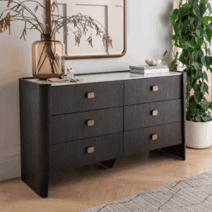 Rhodes 6 Drawer Chest of Drawers Ebony