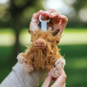 Wrendale 'Gordon' Cow Plush Keyring