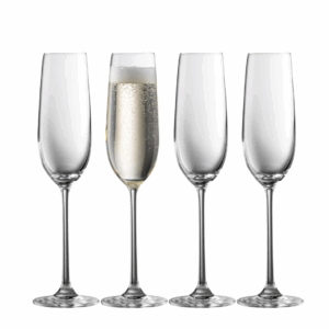 Galway Crystal Solus Flute Set of 4