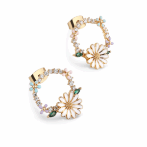 Newbridge Silverware - Gold Plated Daisy Earrings