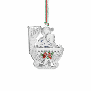 Newbridge Silverware Baby Cradle Christmas Tree Decoration