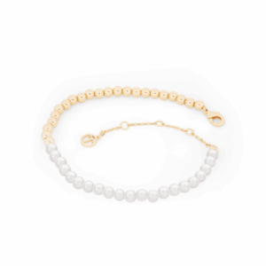 Tipperary Crystal - Pearl and Gold Bracelet