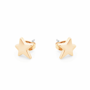 Tipperary Crystal - Star Stud Earrings Gold