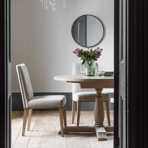 Rex Dining Chair Cement Linen