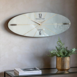 Thomas Kent Greenwich Ellipse Wall Clock Snow White