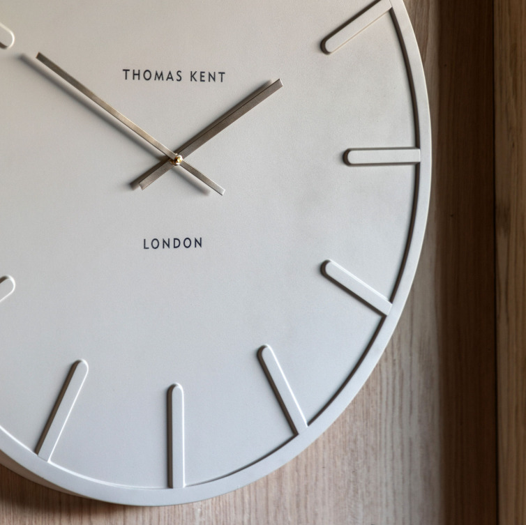 Larson Wall Clock Cream - Image 2